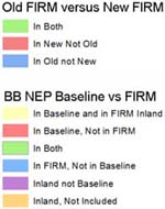 Key to possible FIRM discrepancies.