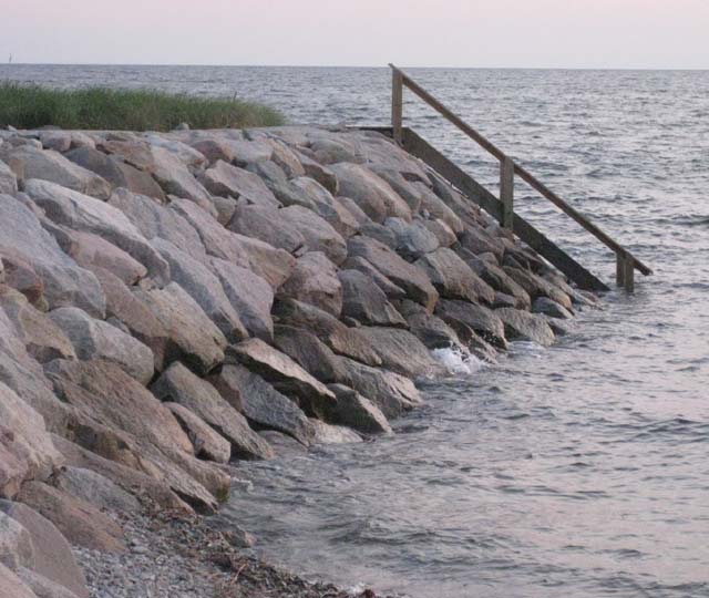 Steps at Gunning Point, Falmouth, MA Steps at Gunning Point, Falmouth, MA